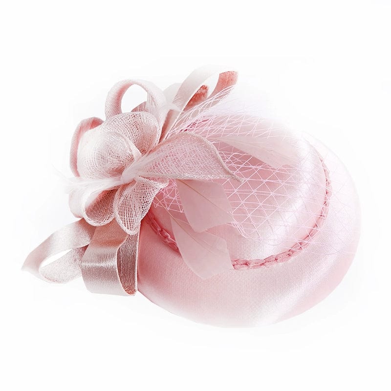 Elegant floral dome topper hat by Showlu Fashion, worn with a cheongsam at a formal gala or debutante event.