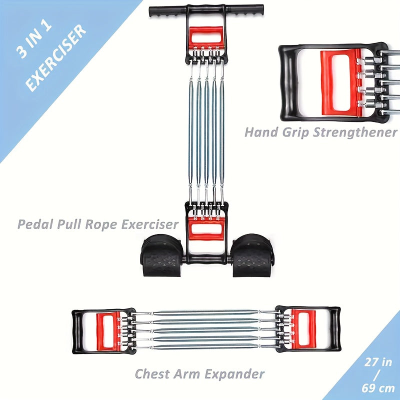 Showlu Stainless Steel Pedal Puller for adjustable resistance training, featuring ergonomic design and durable construction.