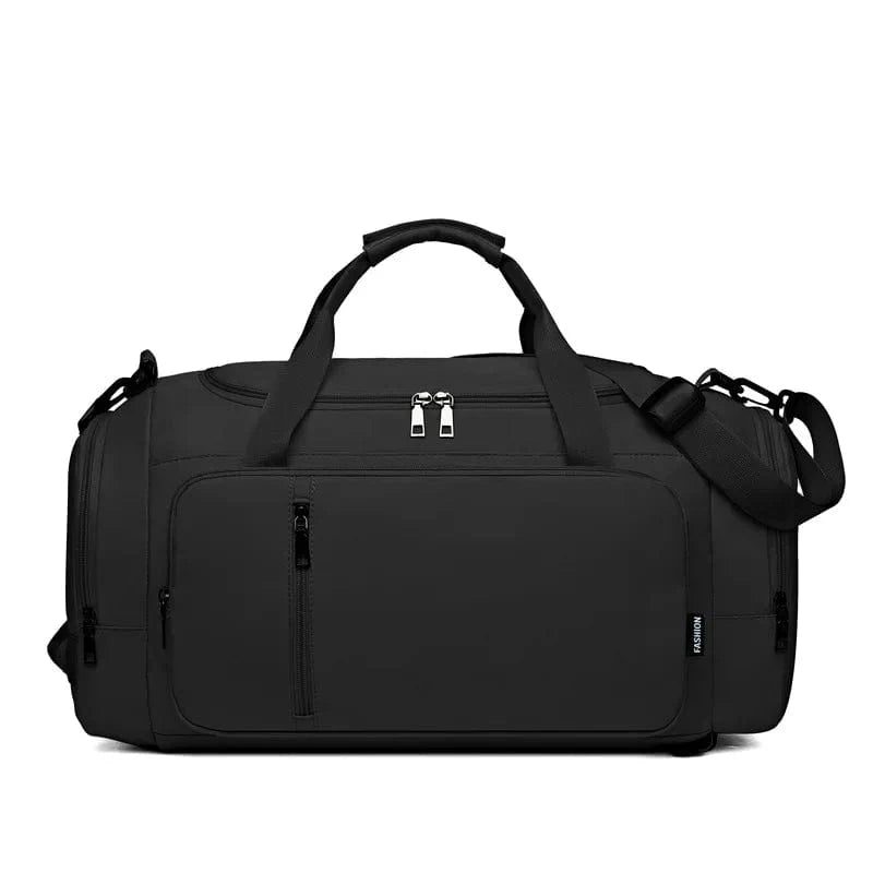 Large SHOWLU FASHION STORE fitness gym bag with shoe compartment, wet pocket, and adjustable shoulder strap for men and women.