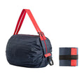 Large capacity foldable nylon shopping bag with handle, camouflage design, portable travel handbag by SHOWLU FASHION STORE