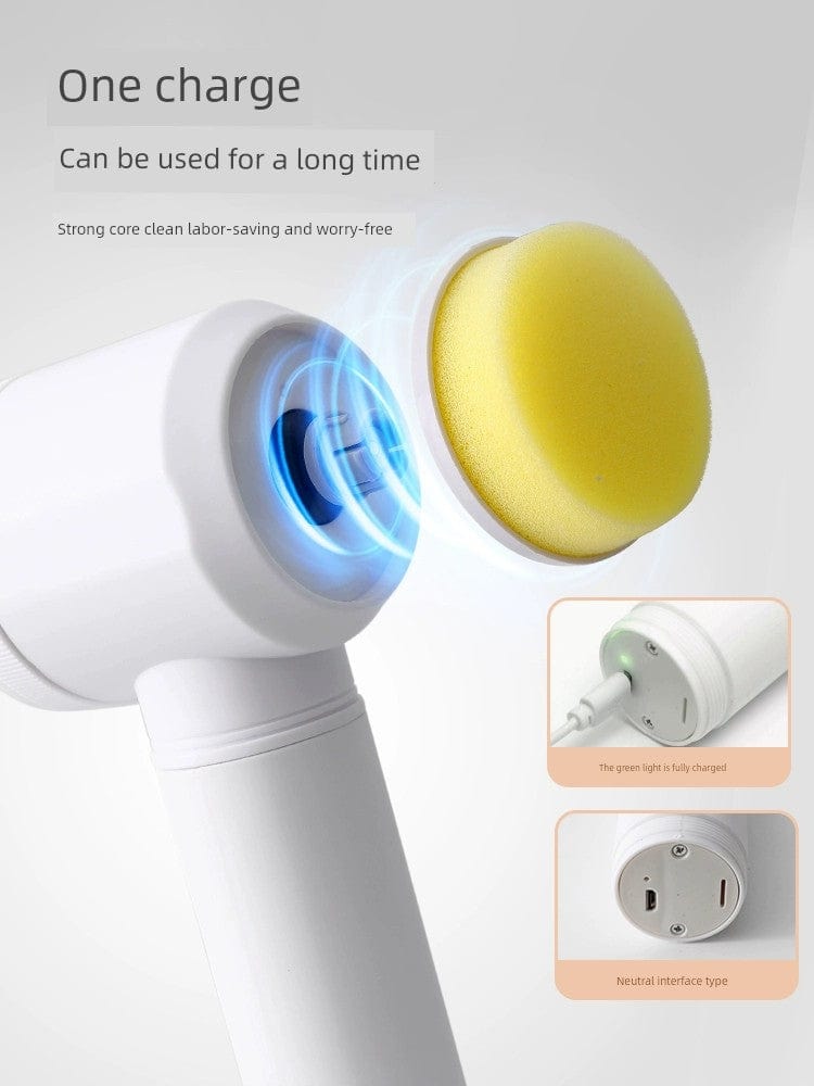 SHOWLU FASHION STORE DUTRIEUX handheld electric cleaning brush with waterproof wireless design for thorough home cleaning.