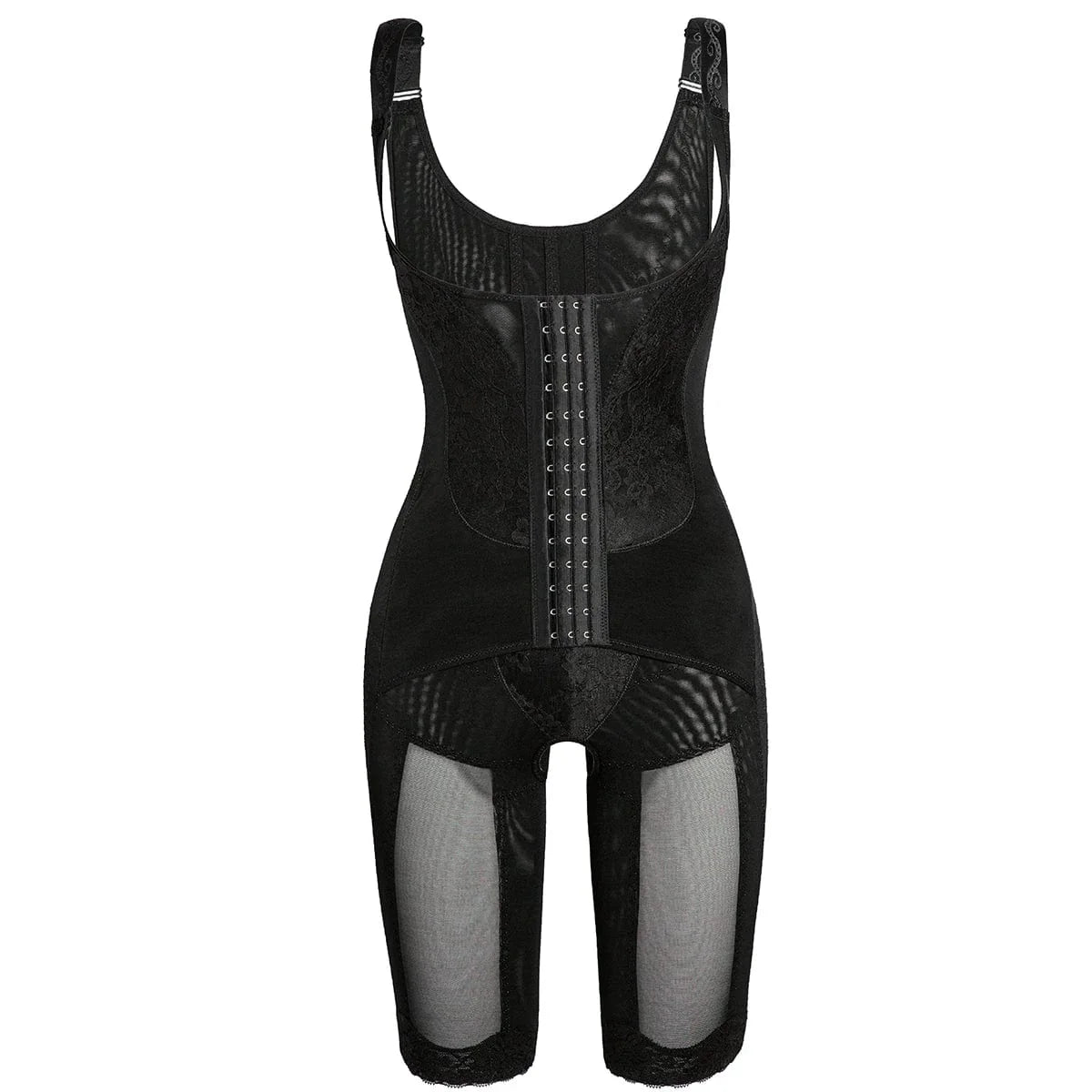 Showlu Fashion Lotus full body shapewear on a woman, seamless firm control bodysuit with tummy and waist shaping, slimming undergarment