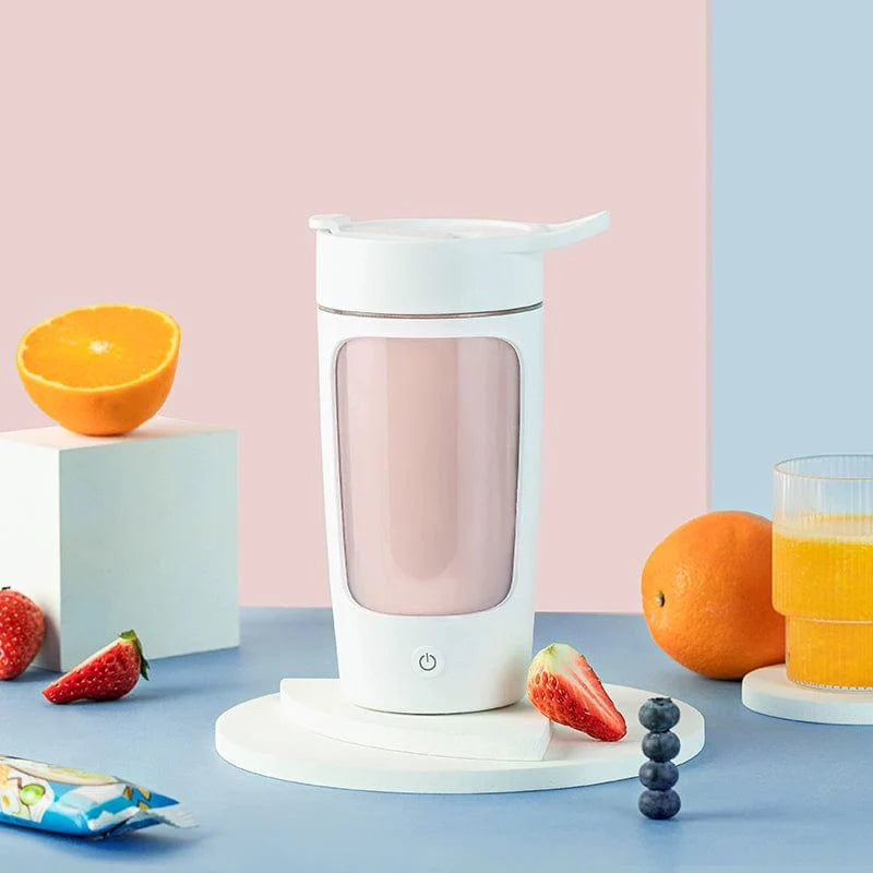 EQURA Electric Mixing Cup by SHOWLU FASHION STORE, Tritan protein shake and coffee bottle with automatic mixing and charging feature.