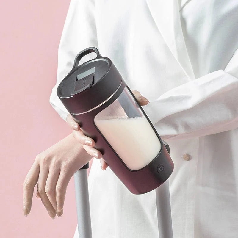 SHOWLU FASHION STORE EQURA electric mixing cup with Tritan material, suitable for protein shakes and coffee, fully automatic and rechargeable