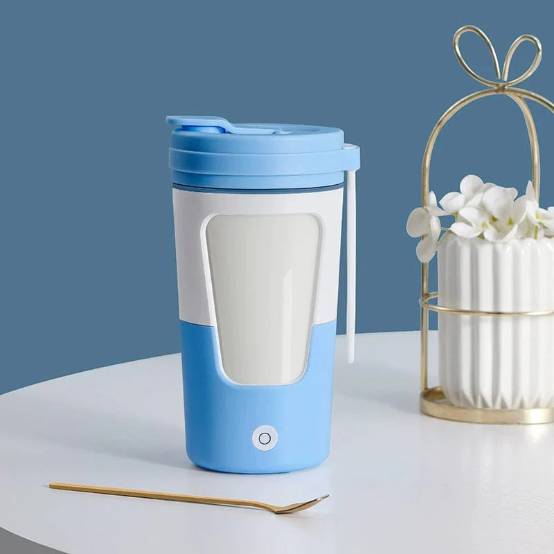 EQURA electric mixing cup by SHOWLU FASHION STORE, a Tritan protein shake and coffee bottle with automatic mixing and charging features.