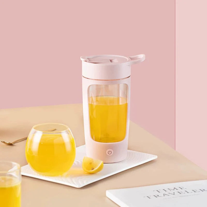 EQURA Electric Mixing Cup by SHOWLU FASHION STORE, Tritan protein shake and coffee bottle with automatic mixing and charging feature.
