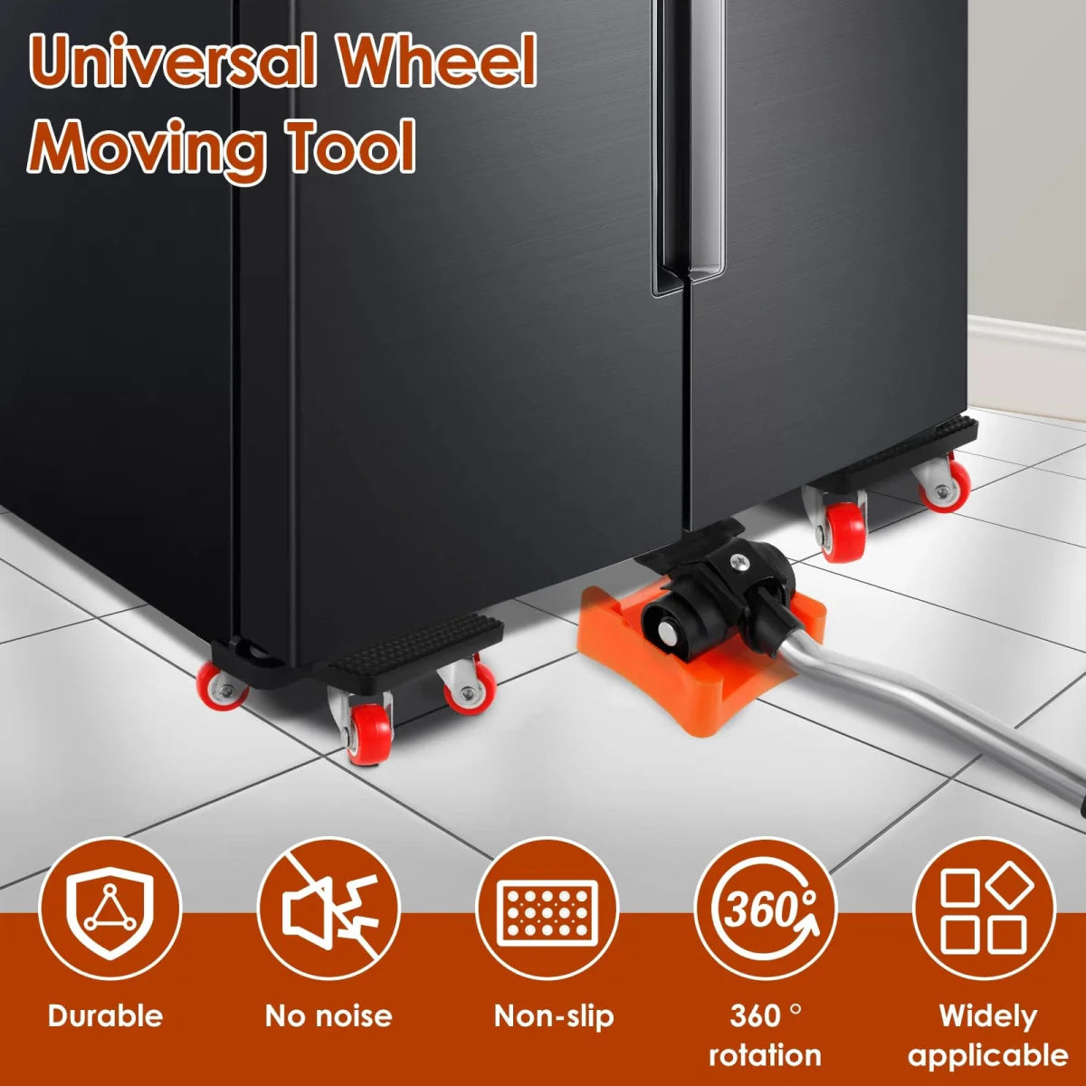 SHOWLU Heavy Duty Furniture Mover Tool Set with 880LBS capacity and 360° rotatable lifter for easy furniture transport.