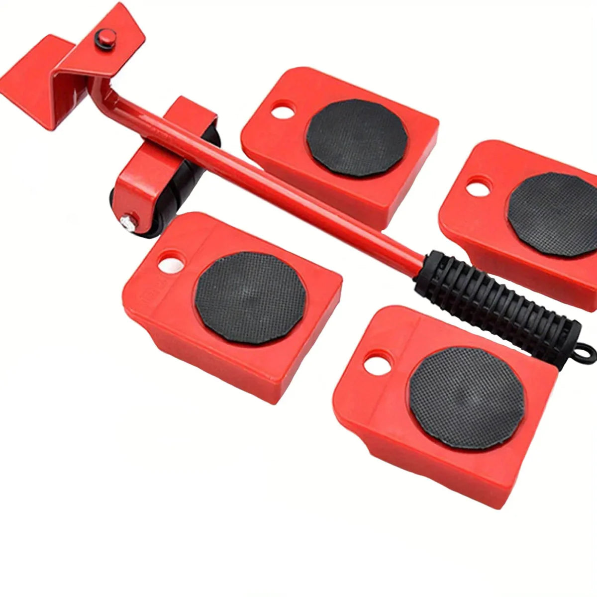 Showlu Heavy Furniture Mover Tool Set with 5 lifters and rollers, including bars and wheels for easy furniture moving and lifting.