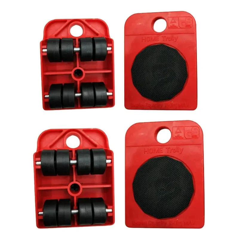 SHOWLU Heavy Duty Furniture Moving Roller Set with four wheels, designed for lifting and transporting heavy furniture up to 300kg.