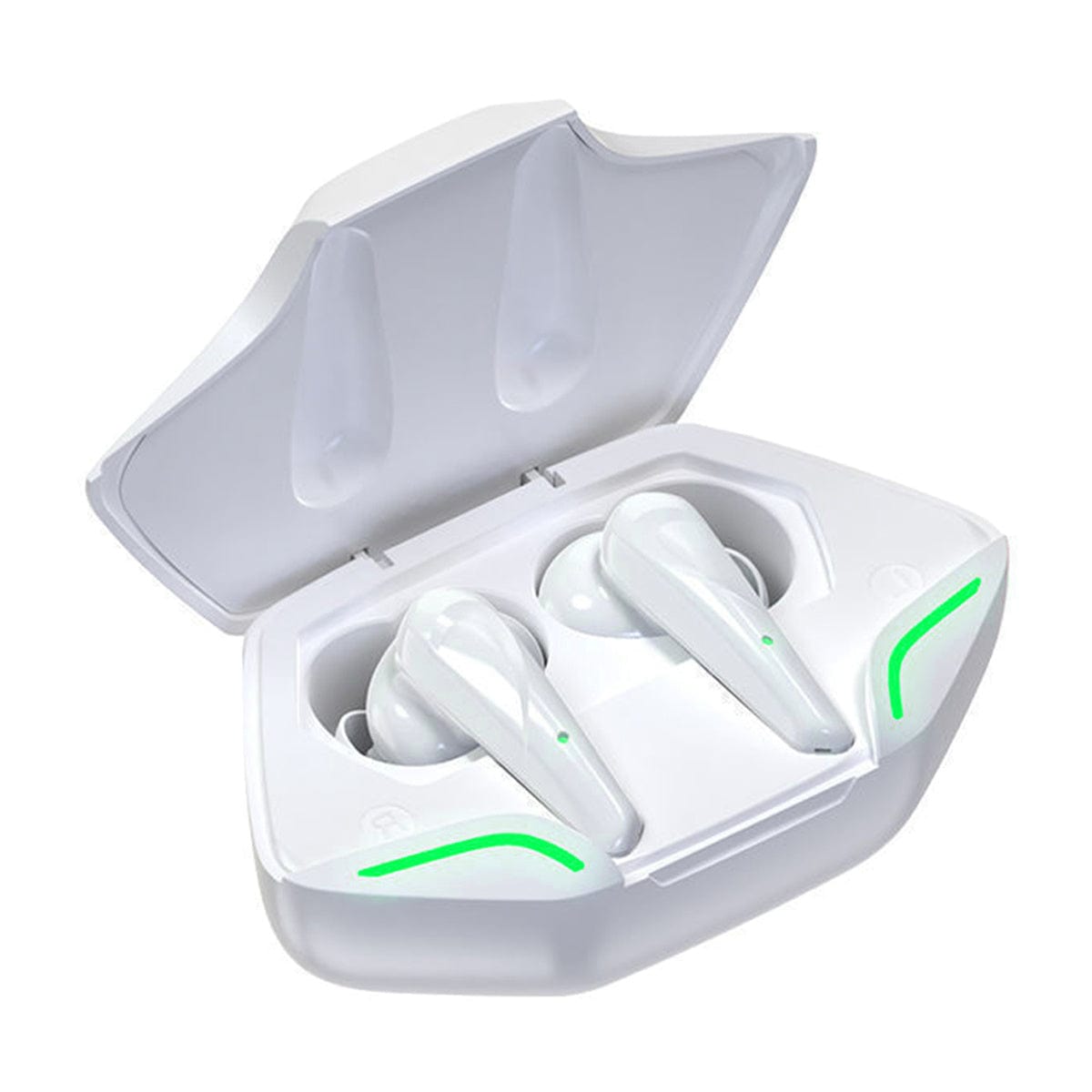 Doba G11 wireless gaming earbuds with Bluetooth 5.0, stereo bass, microphone, waterproof design, low latency for gamers.
