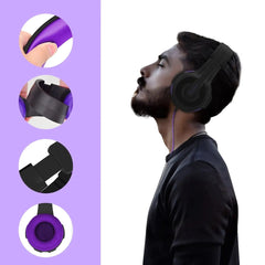 Gaming Overear Headset Headphones with Noise Cancelling Microphone Mic.Volume Control Bass Surround Video Game for PC PS4 PS5 - SHOWLU FASHION STORE