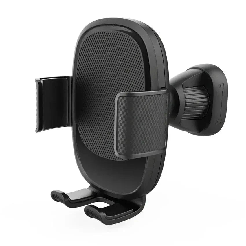 Glitter rhinestone car phone holder with gravity air vent mount, adjustable auto stand for GPS and mobile phones in car.