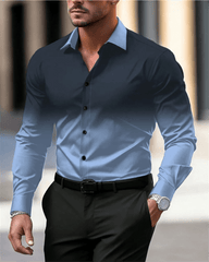 Gradient Men's Clothing Soft and Comfortable Men's Shirt Summer Hawaiian Shirt High Quality Men's Clothing Fashion Button Design - SHOWLU FASHION STORE