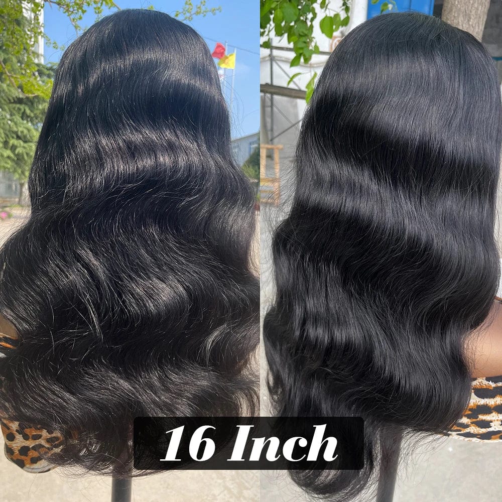 SHOWLU FASHION BODY WAVE Headband Wig with 180% Brazilian Remy Human Hair for Black Women, ready-to-wear natural look