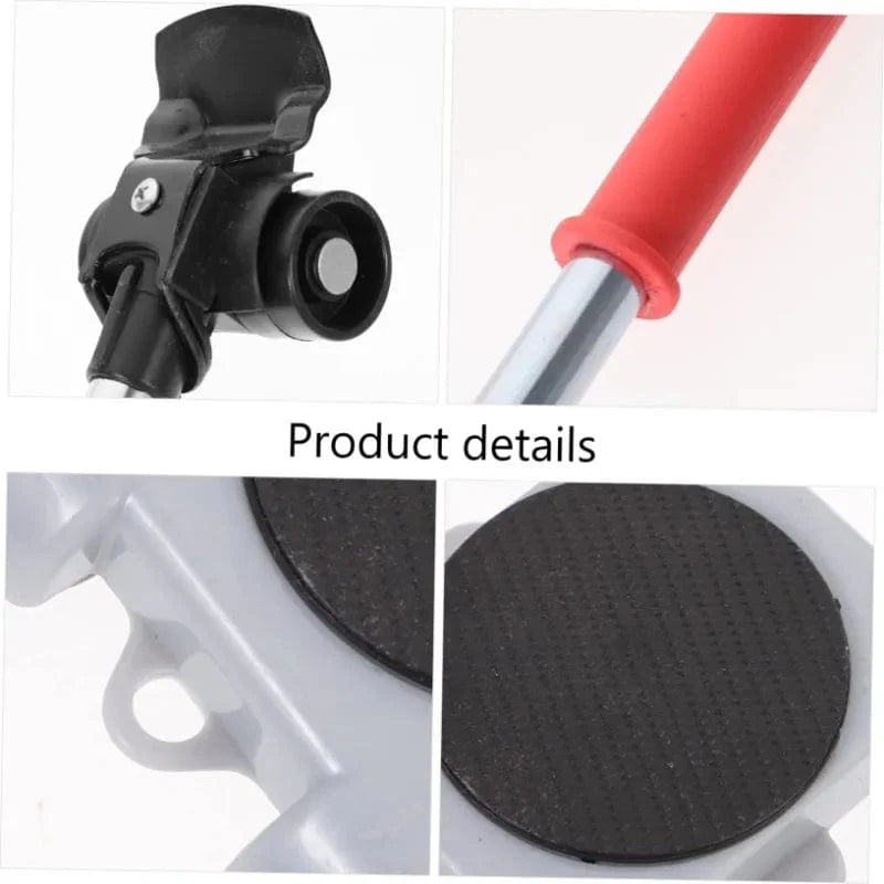 Heavy-duty iron furniture lifter and transport roller set from SHOWLU FASHION STORE for moving heavy furniture easily.