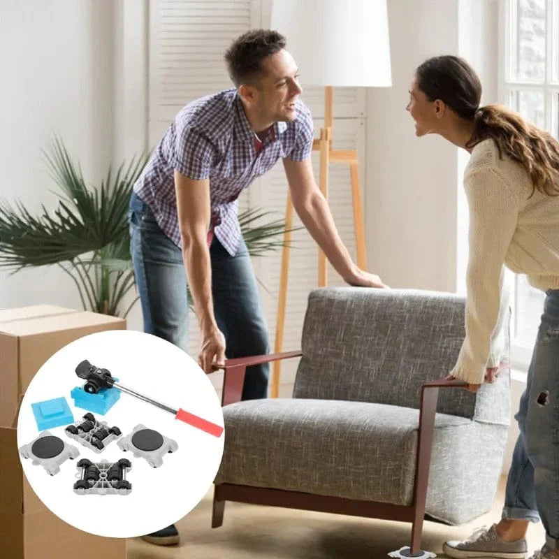 Heavy-duty Showlu Furniture Lifter and Transport Roller Set for moving heavy furniture easily and safely.