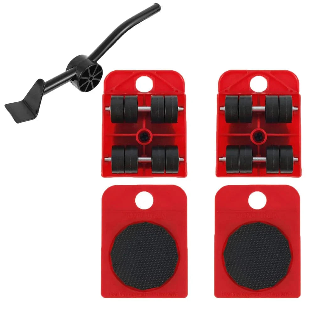SHOWLU Heavy Duty Furniture Lifter Tool Kit with rollers, 880lb capacity, for moving large furniture and appliances easily.