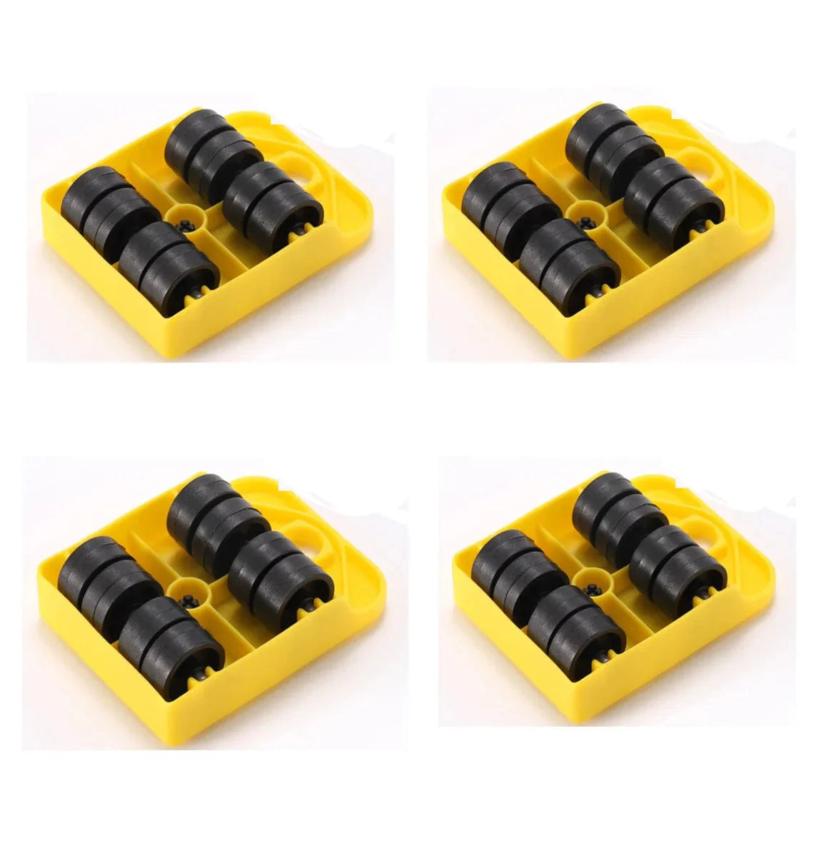 Showlu Heavy Duty Furniture Lifter and Mover Set with 4 rollers for lifting and moving heavy furniture safely and easily.