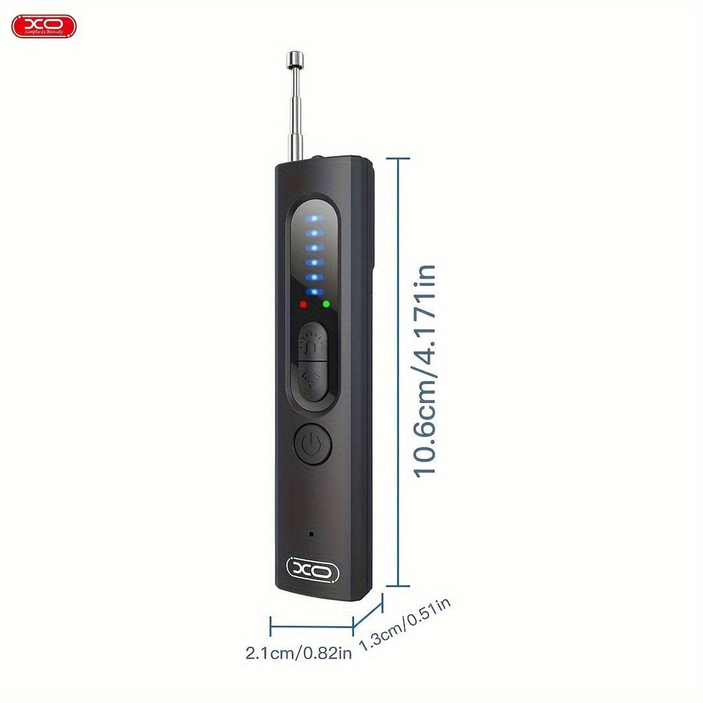 Showlu Fashion Store XO hidden camera detector with GPS tracker and wireless device finder for cars, offices, and hotels.
