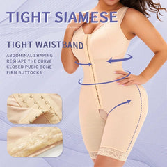 High Compression Full Body Shaper Women Slimming Tummy Bodysuit Butt Lifter Postpartum Shapewear Open Crotch Fajas Colombianas - SHOWLU FASHION STORE