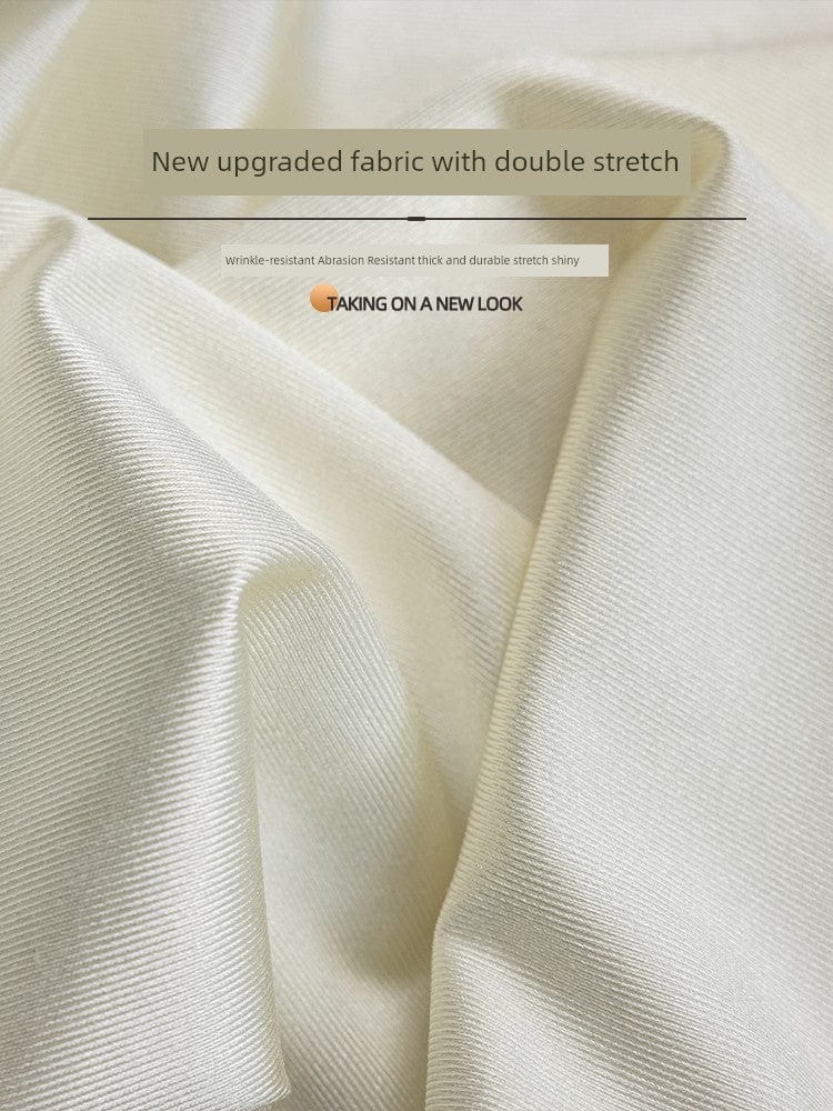 High-end satin bow chair cover for hotel, wedding, and banquet events, featuring elegant design and luxurious fabric.