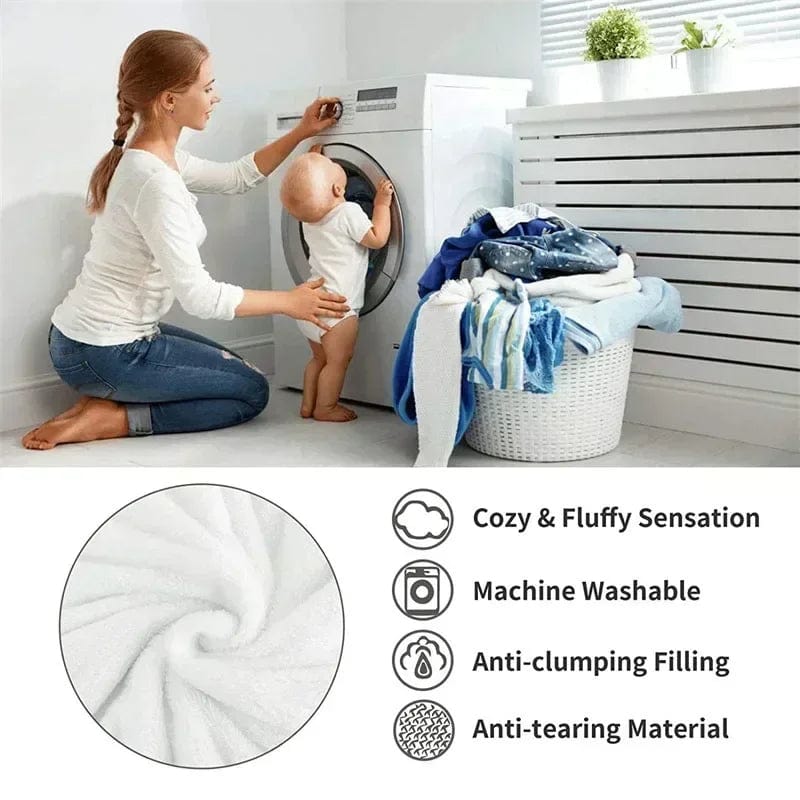High End Thickened Winter Warm Blankets for Beds Artificial Lamb Cashmere Weighted Blanket Thicker Warmth Duvet Quilt Comforter - SHOWLU FASHION STORE