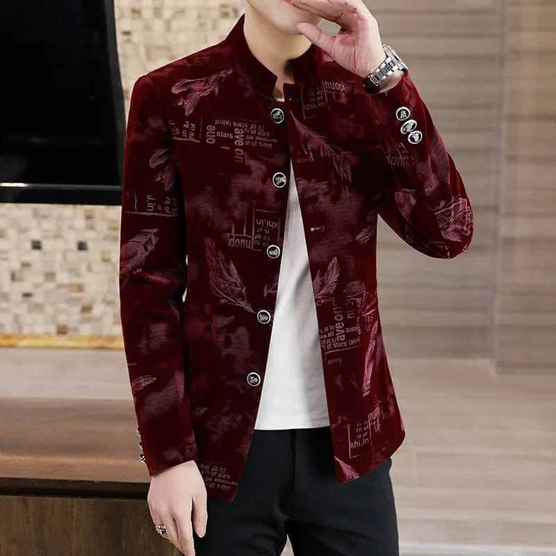 High Quality Blazer Men's Italian Style Premium Simple Elegant Fashion Business Party Casual Gentleman Formal Fitted Coat - SHOWLU FASHION STORE