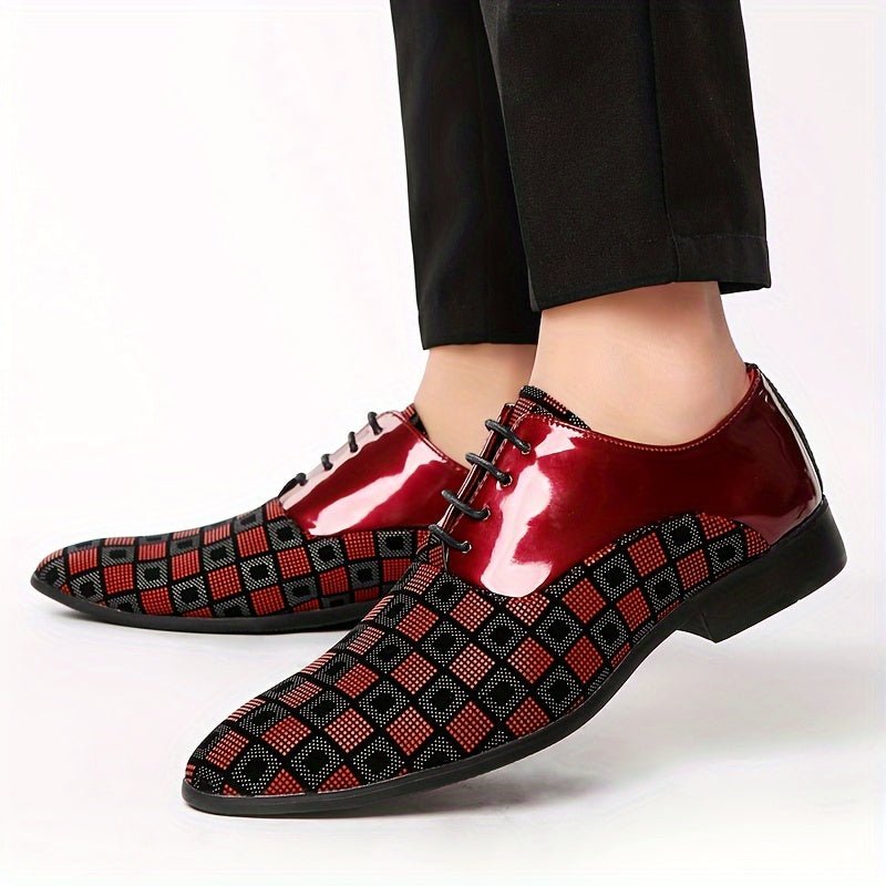 SHOWLU Men's casual microfiber leather low top lace-up shoes, featuring a sleek design and comfortable fit.