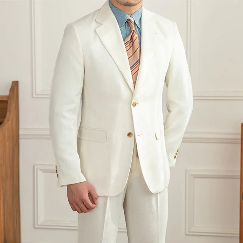 High Quality Fall Business Formal Casual Dress Suit Wedding Suit For Men Solid Color Casual Office Work Party Prom Costume Homme - SHOWLU FASHION STORE