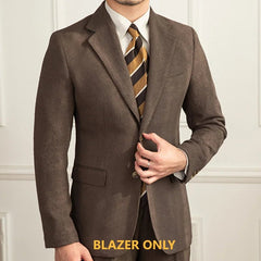 High Quality Fall Business Formal Casual Dress Suit Wedding Suit For Men Solid Color Casual Office Work Party Prom Costume Homme - SHOWLU FASHION STORE