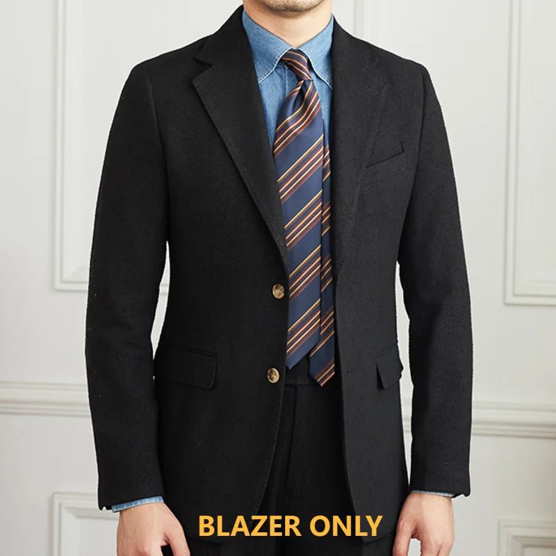 High Quality Fall Business Formal Casual Dress Suit Wedding Suit For Men Solid Color Casual Office Work Party Prom Costume Homme - SHOWLU FASHION STORE
