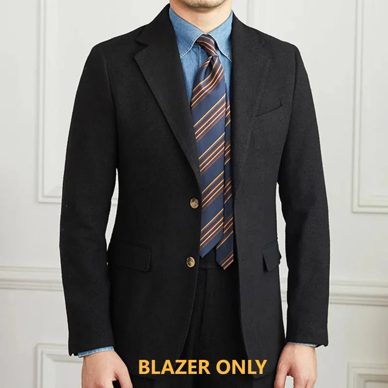 NSTOPOS men's slim fit 3-piece solid color business suit, formal tuxedo for office, wedding, and special occasions.