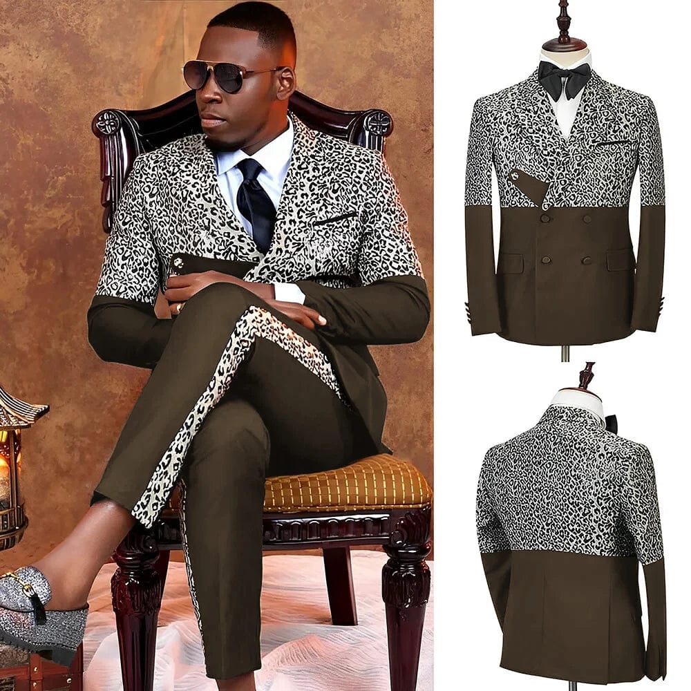 High Quality Fashion Design Double Breasted Men Suits Costume Homme Wedding Prom Slim Fit Tuxedo Groom Wear 2 Pieces Jacket+Pant - SHOWLU FASHION STORE