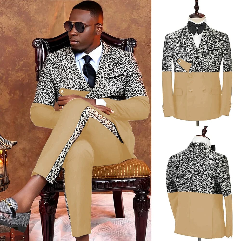 High Quality Fashion Design Double Breasted Men Suits Costume Homme Wedding Prom Slim Fit Tuxedo Groom Wear 2 Pieces Jacket+Pant - SHOWLU FASHION STORE
