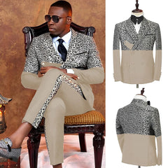 High Quality Fashion Design Double Breasted Men Suits Costume Homme Wedding Prom Slim Fit Tuxedo Groom Wear 2 Pieces Jacket+Pant - SHOWLU FASHION STORE