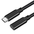 Showlu USB C extension cable with 100W power and 10Gbps data transfer, 1 meter length, male to female connector.