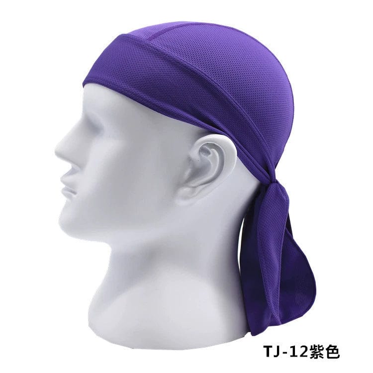 SHOWLU FASHION SHOWLU Heart Quick-Drying Silk Headscarf, versatile hip-hop sports sweatband for summer workouts and style.
