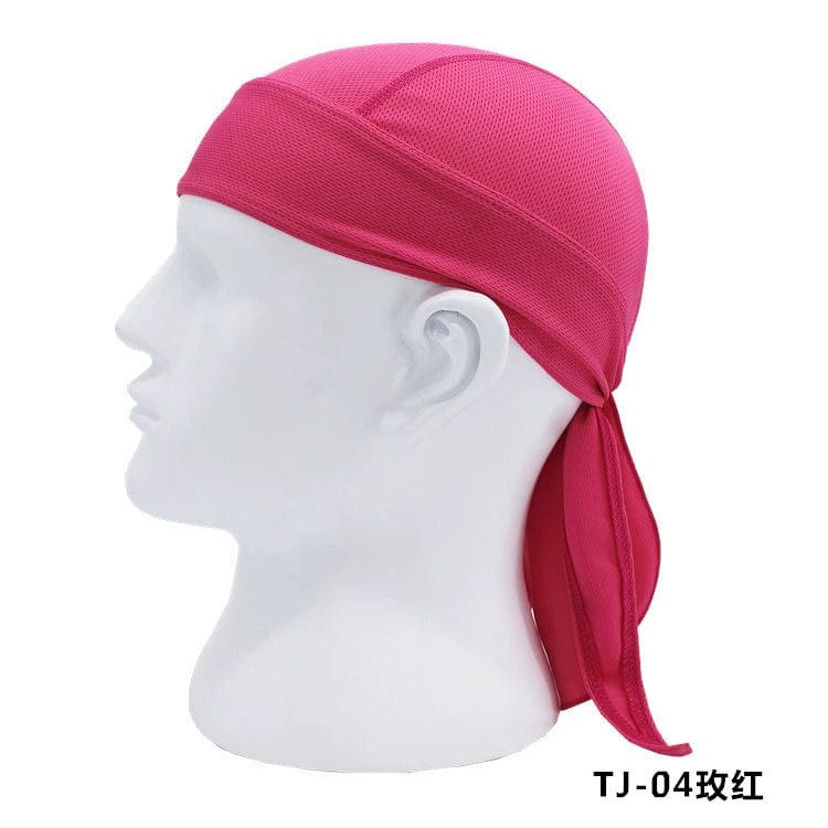 Tide Heart quick-drying silk headscarf by SHOWLU FASHION STORE, stylish hip hop sports sweatband for summer workouts.