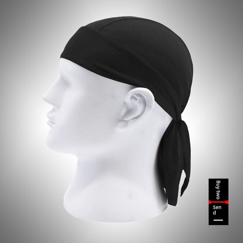 Tide Heart quick-drying silk headscarf by SHOWLU FASHION STORE, styled as a hip hop sports sweatband for summer workouts.