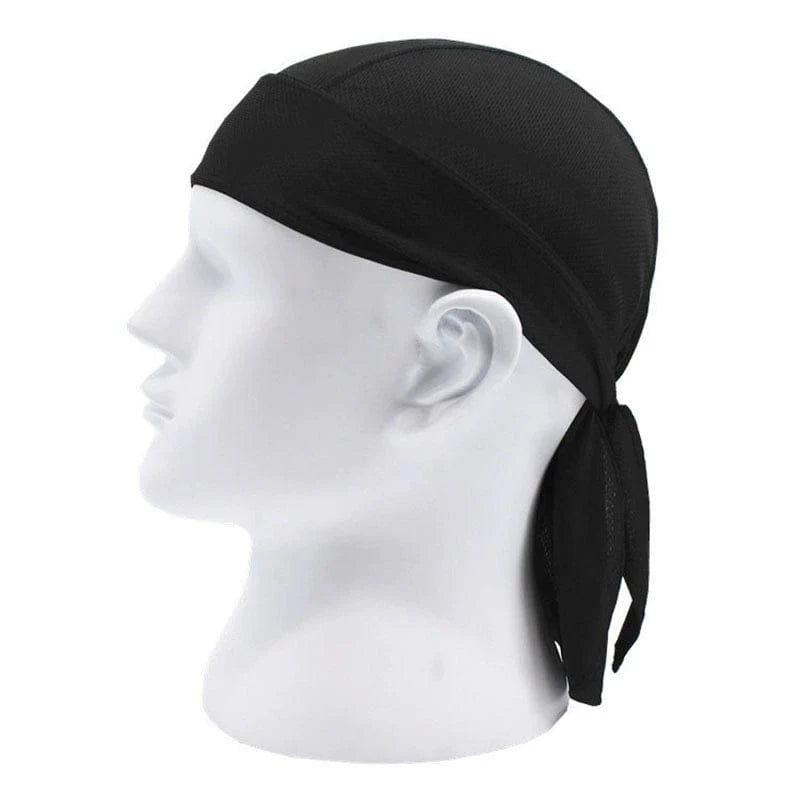 SHOWLU FASHION Silk Headscarf featuring Tide Heart design, quick-drying silk material, perfect as a hip hop sports sweatband for summer workouts.