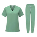 Women's MERTRAW anti-wrinkle jogger scrub set by SHOWLU FASHION STORE, soft washable medical uniform for nurses and healthcare professionals.