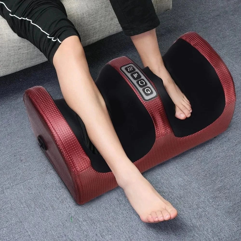 Monclique Shiatsu foot massager with infrared heating and calf therapy, designed for deep tissue muscle relief and fatigue reduction.
