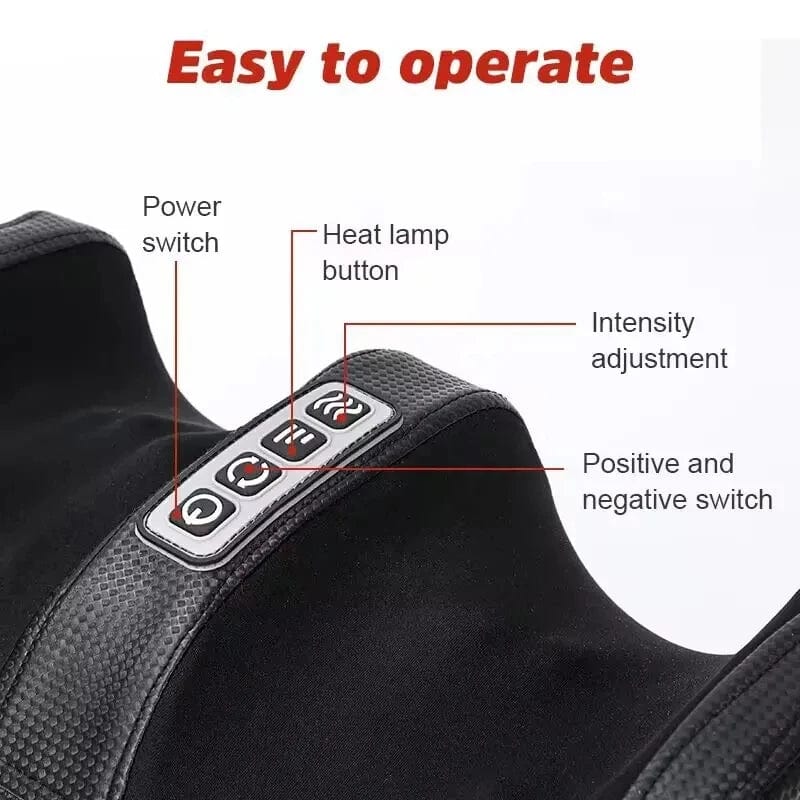 SHOWLU FASHION Shiatsu foot massager with infrared heating for calves and legs, providing deep tissue therapy and muscle relief