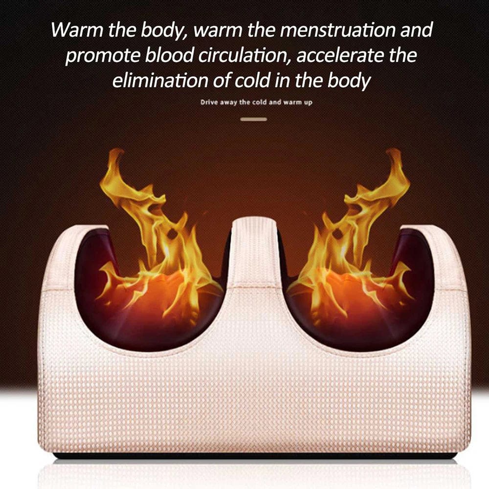Monclique Shiatsu Foot Massager with infrared heating for calves and legs, featuring deep tissue massage and muscle relief.