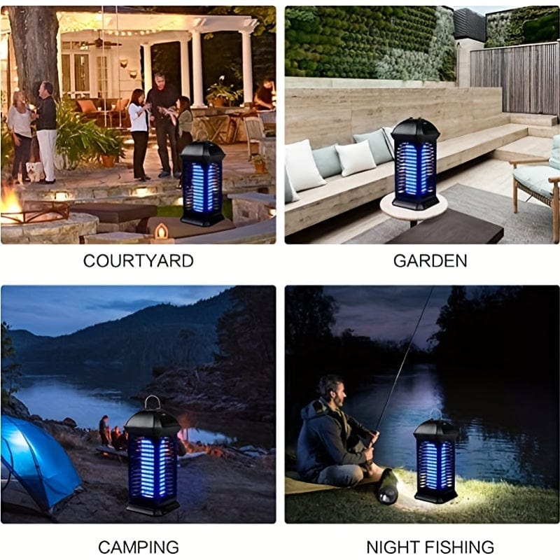 Showlu Electric Mosquito Killer outdoor plug-in insect trap lamp with UV light for courtyard mosquito and fly repellent.
