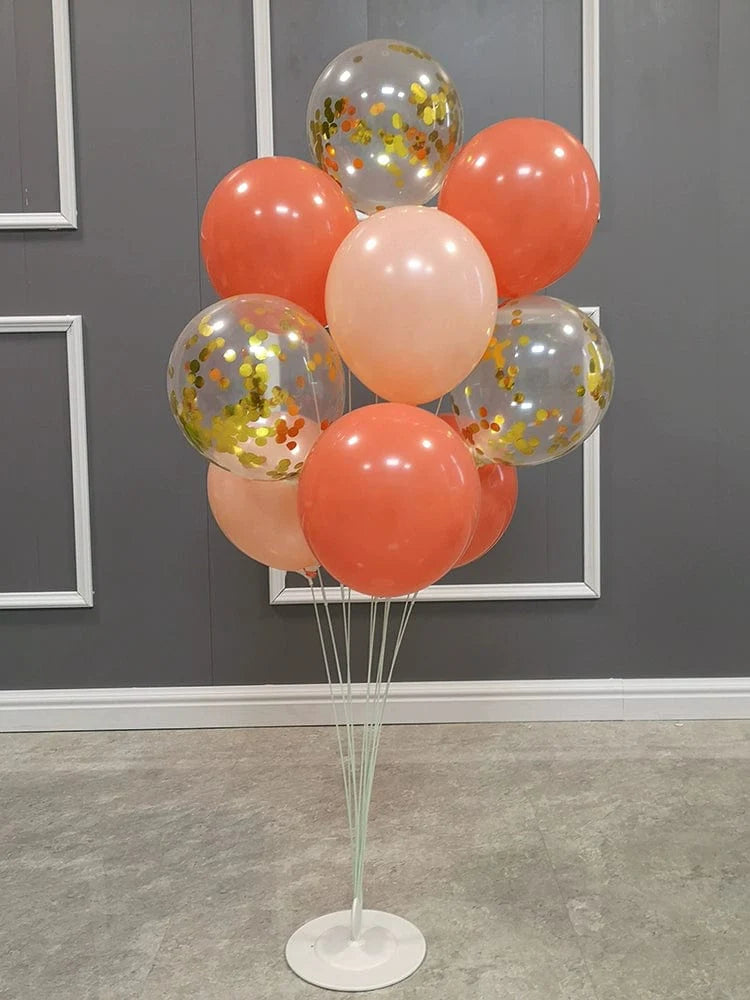 SHOWLU FASHION STORE balloon stand for wedding and birthday decoration, with colorful balloons on a floor-standing display.