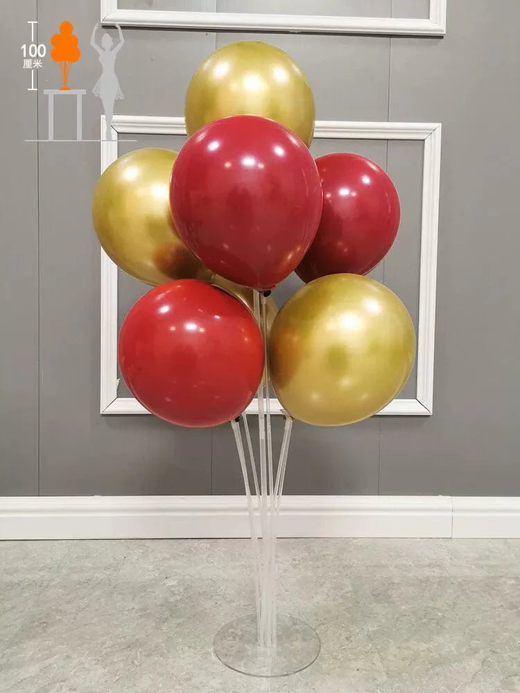 SHOWLU FASHION STORE balloon stand for wedding and birthday decoration, featuring a floating balloon display on a floor stand.