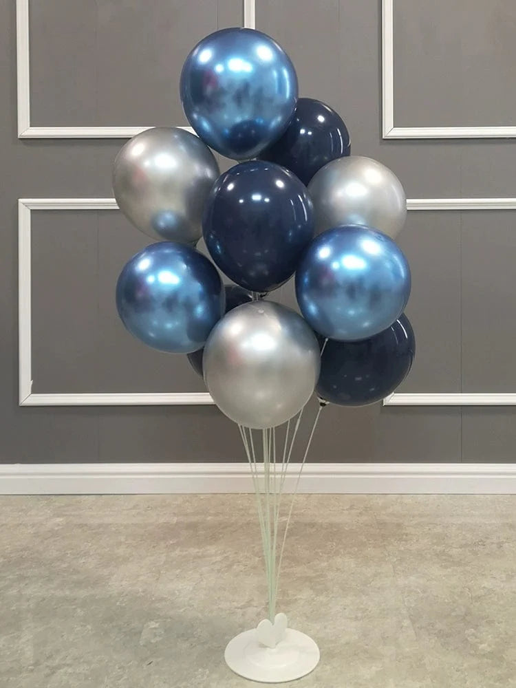 SHOWLU FASHION STORE balloon stand for wedding and birthday decoration, featuring a rising balloon display on a floor for celebrations.