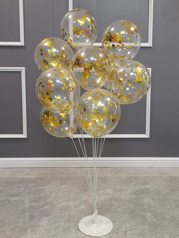 SHOWLU FASHION STORE balloon stand for wedding and birthday decoration, featuring a stylish floating balloon display on the floor.