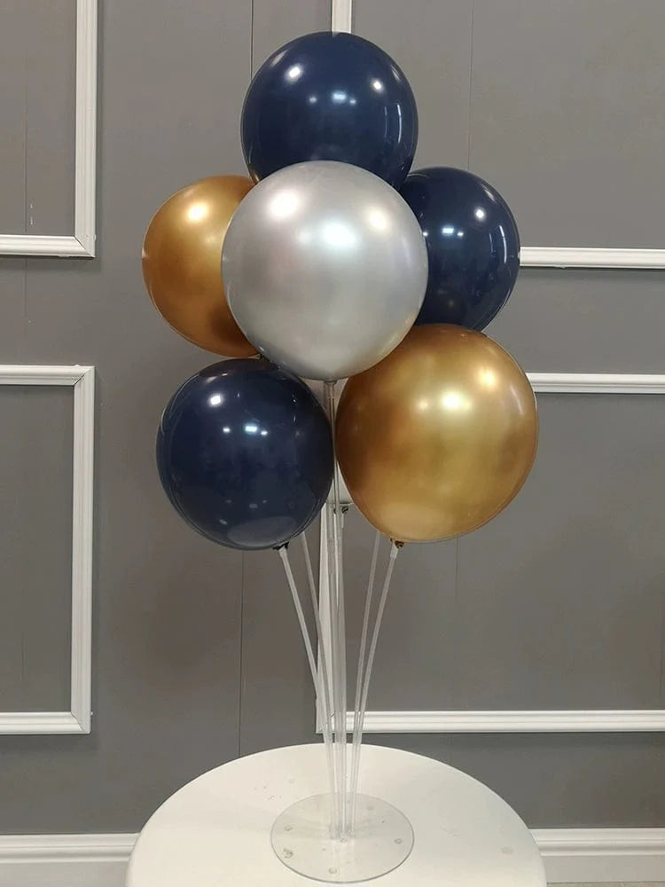 SHOWLU FASHION STORE balloon stand for wedding and birthday decorations, featuring a stylish floating balloon display on the floor.